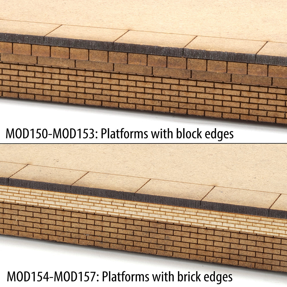 PJM OO Gauge Terminus Platform With Brick Edges