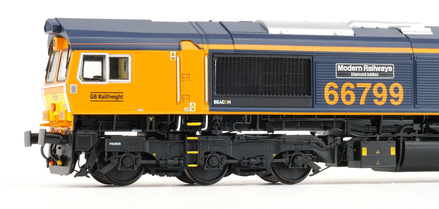 Pre-order Accurascale Class 66 66799 GBRf blue DCC ready
