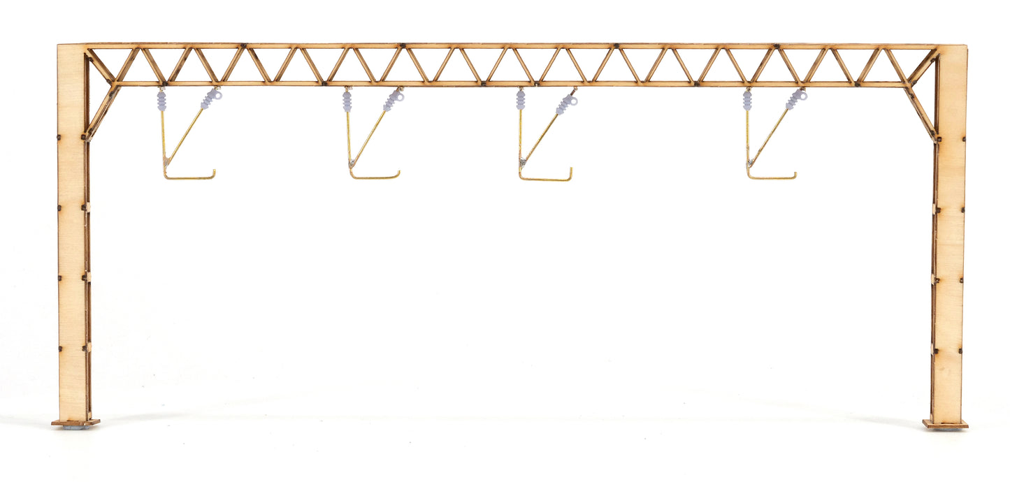 PJM Models OO gauge four-track Portal Gantry Twin Pack