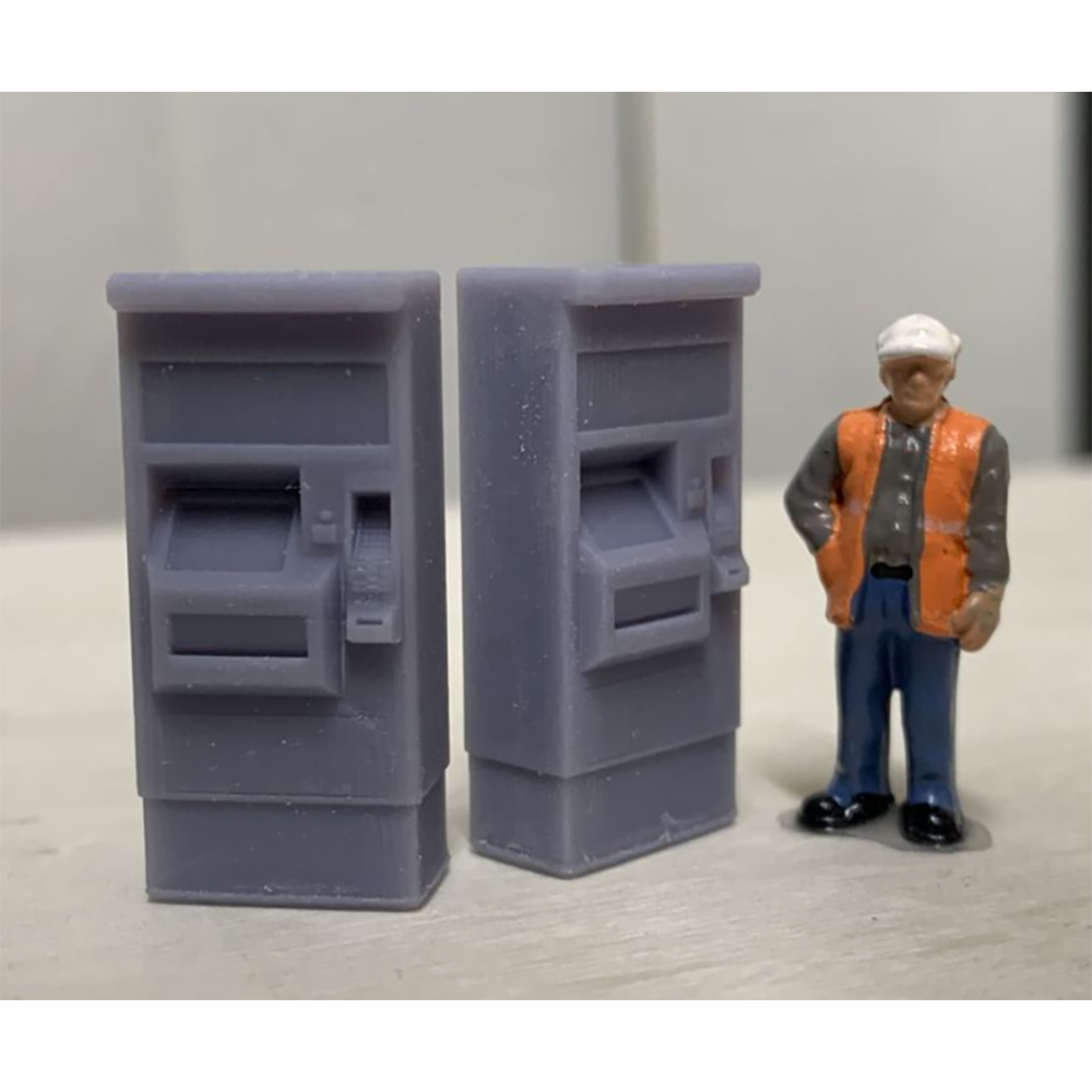 Rusty Rails OO Gauge Ticket Machines 3 pack