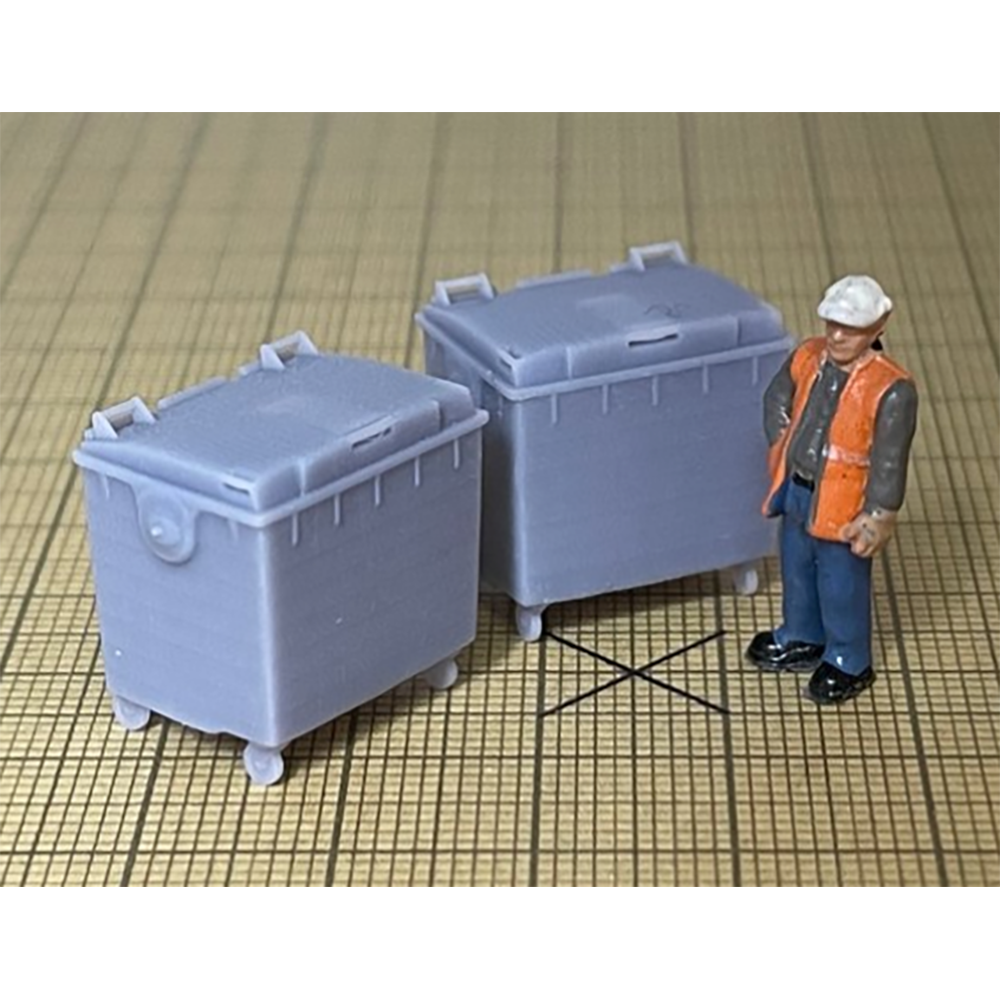 Rusty Rails OO Gauge Large Bins 5 pack