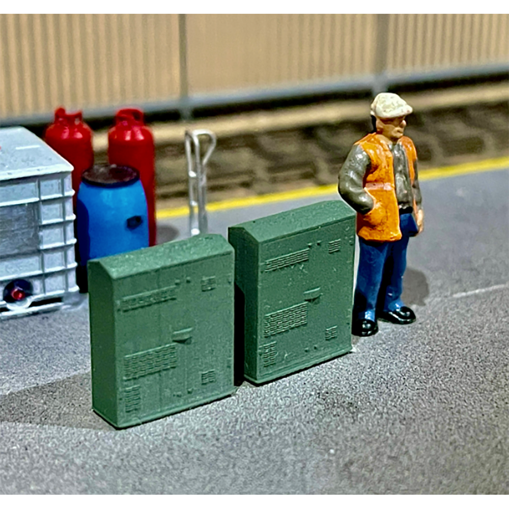 Rusty Rails OO Gauge Broadband Cabinets 5 pack