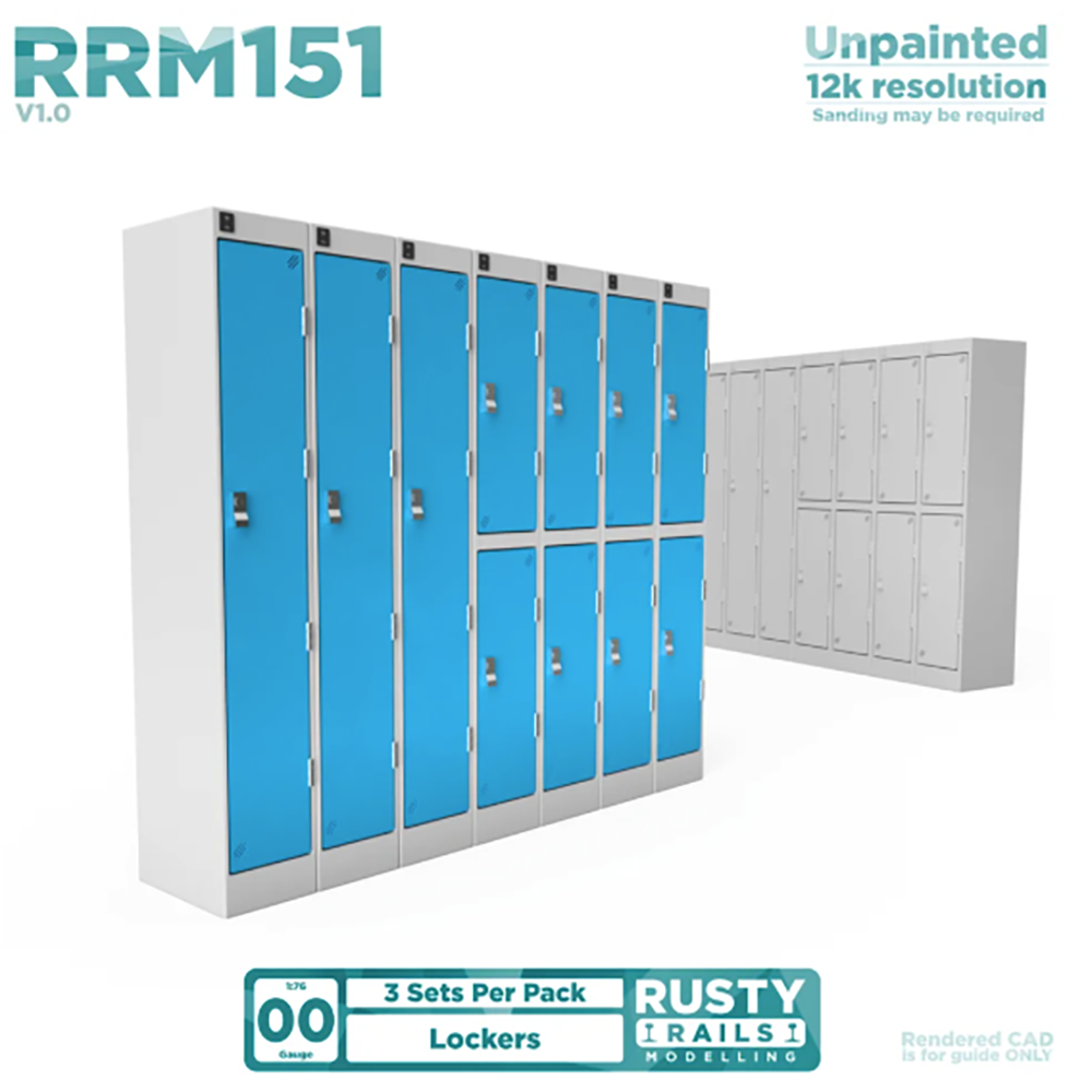 Rusty Rails OO Gauge Lockers