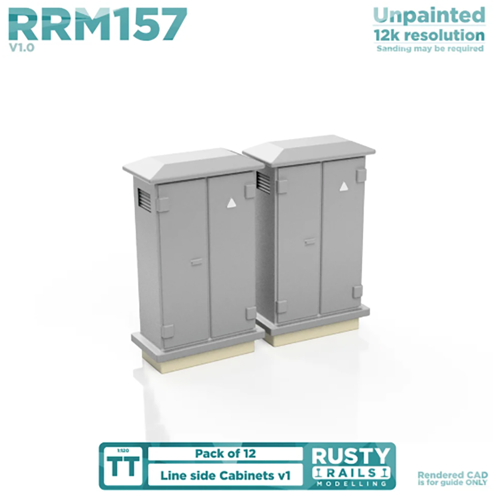 Rusty Rails TT:120 Lineside Cabinets V1
