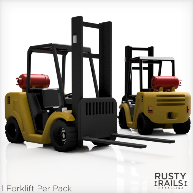 Rusty Rails OO Gauge Forklift