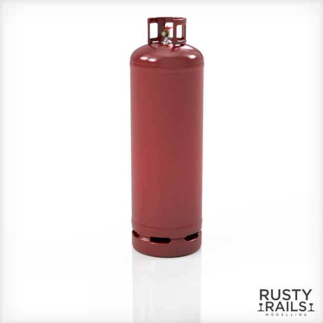 Rusty Rails OO Gauge Gas Bottles 10 Pack