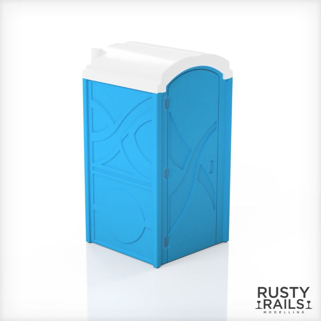 Rusty Rails OO Gauge Potable Toilets 2 Pack
