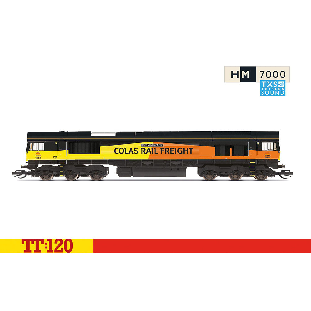 Colas Class 66 66850 David Maidment OBE DCC Sound