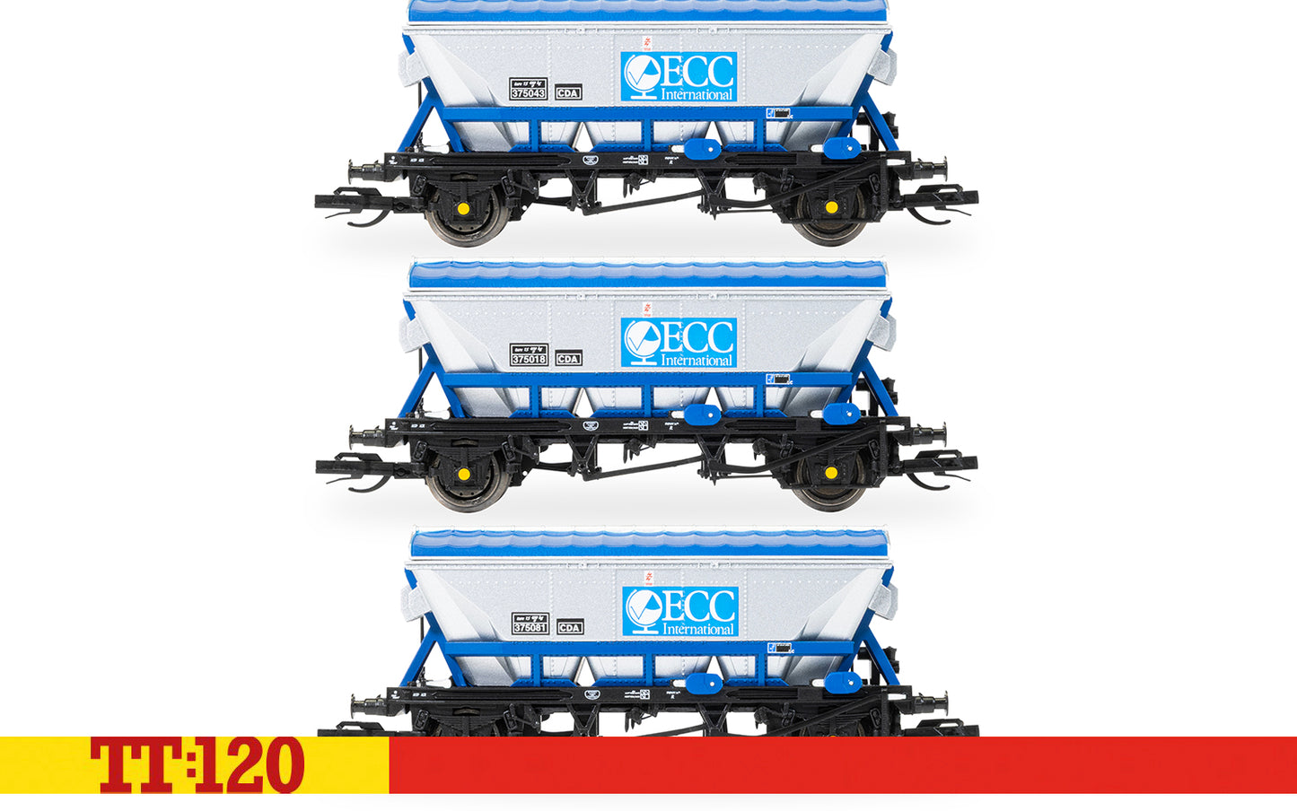 Hornby TT:120 CDA Hopper triple pack ECC