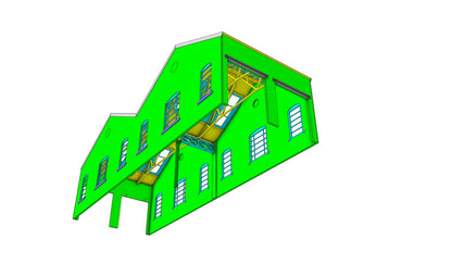 PJM Models OO gauge Derby Works building base kit