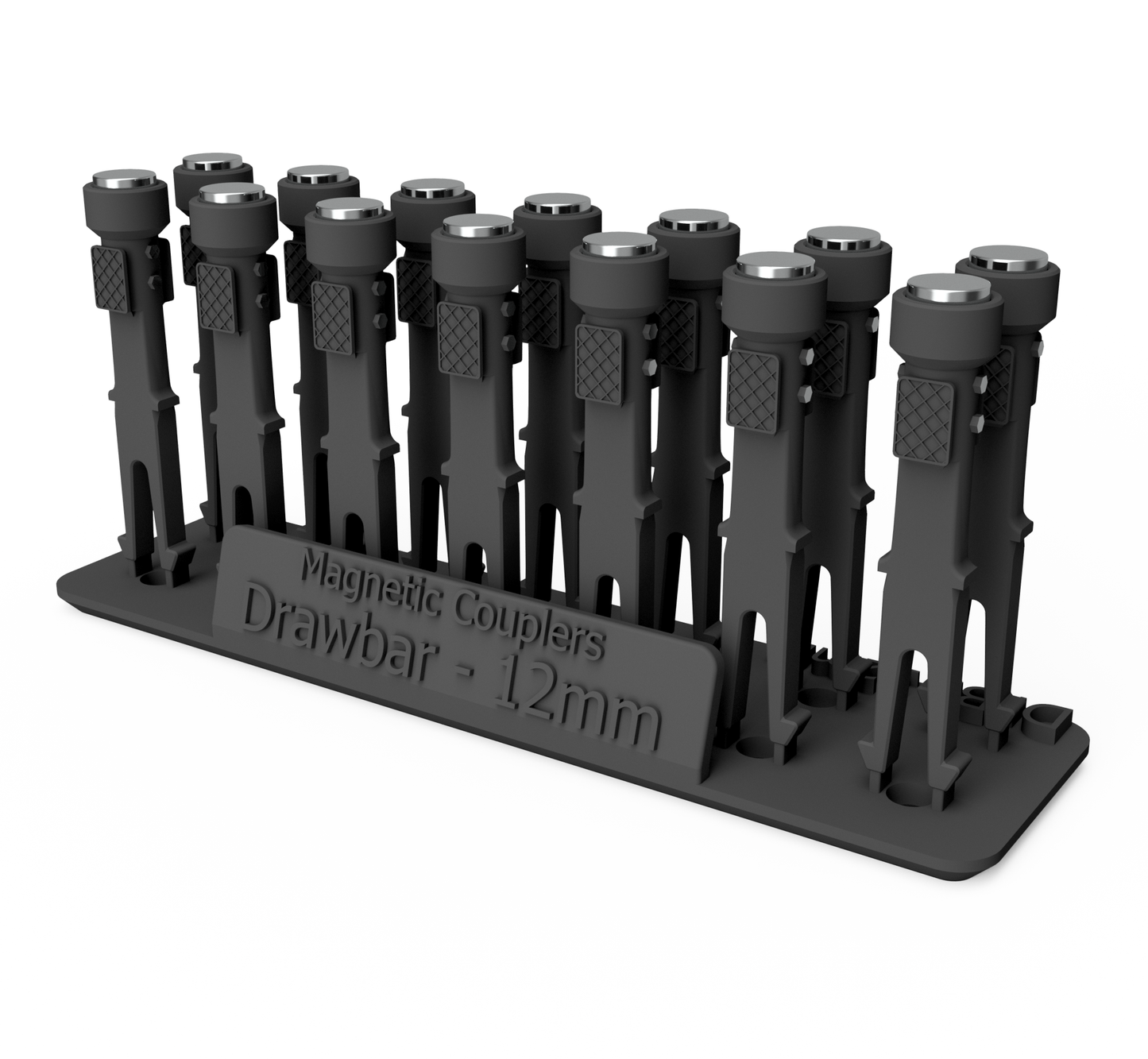 Rusty Rails 'OO' gauge 12mm Magnetic Drawbar Coupling