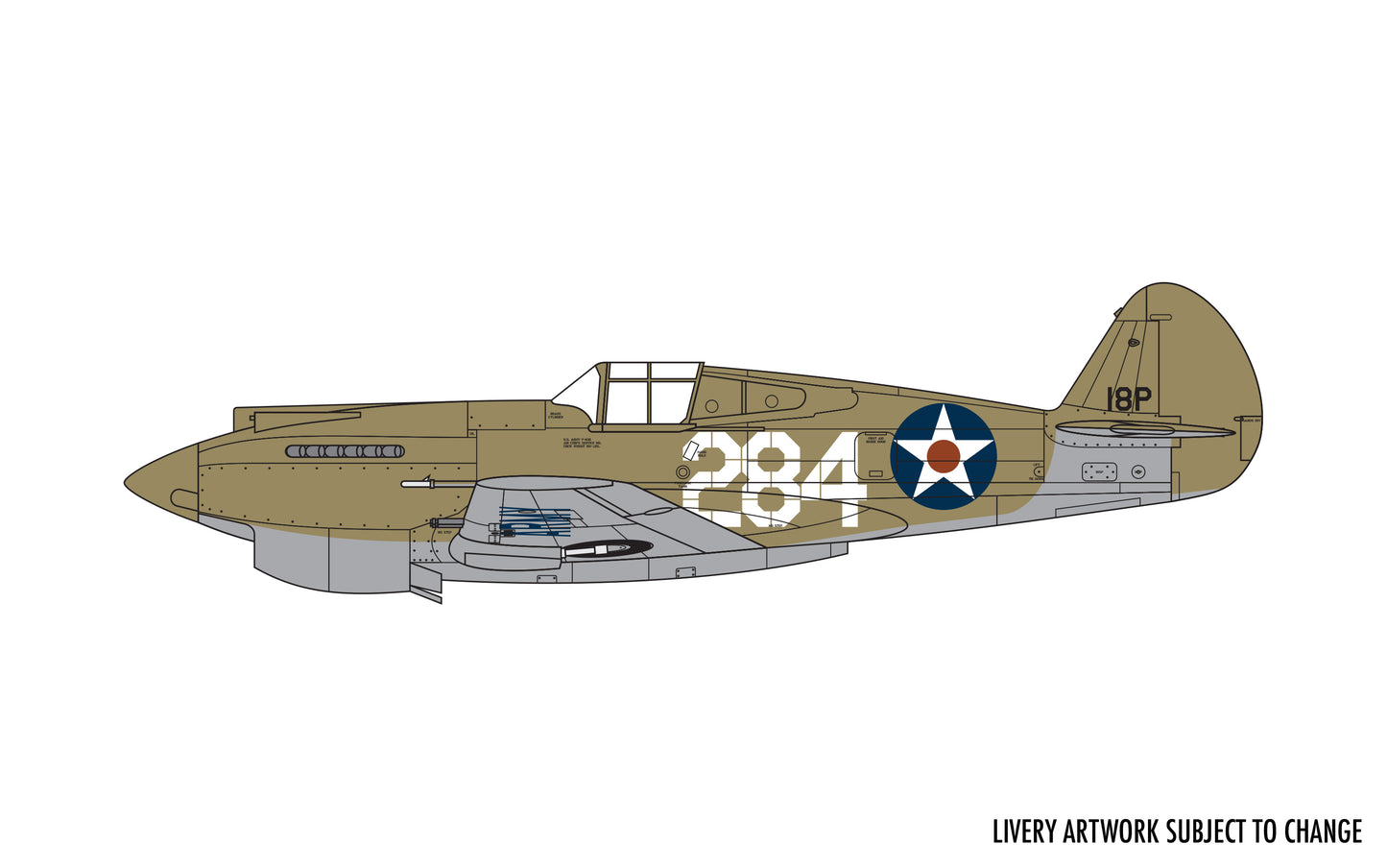 Airfix Curtiss P-40B Warhawk