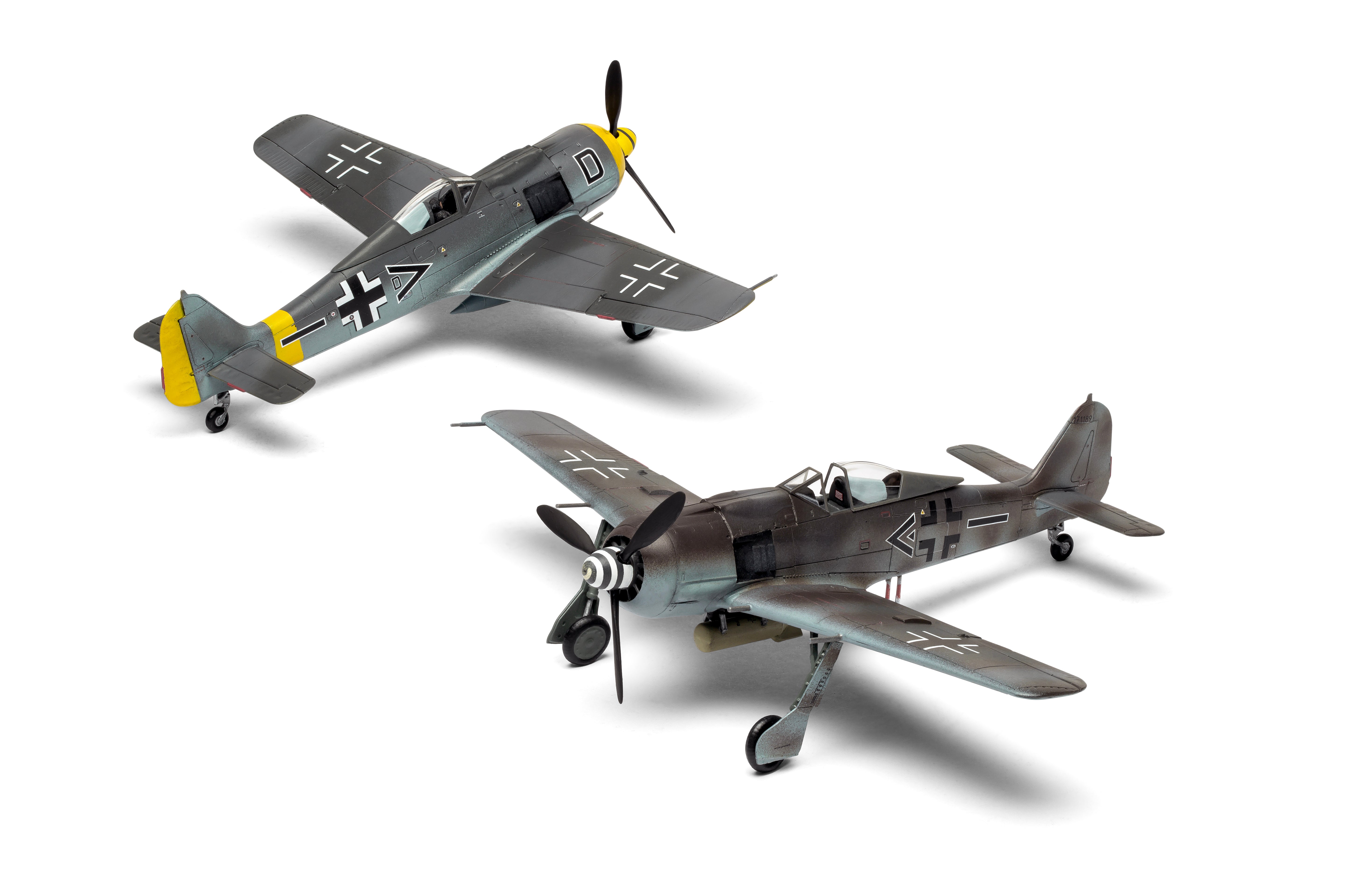 Airfix 1:72 scale Focke-Wulf Fw190A-8/F-8 plastic kit – Key
