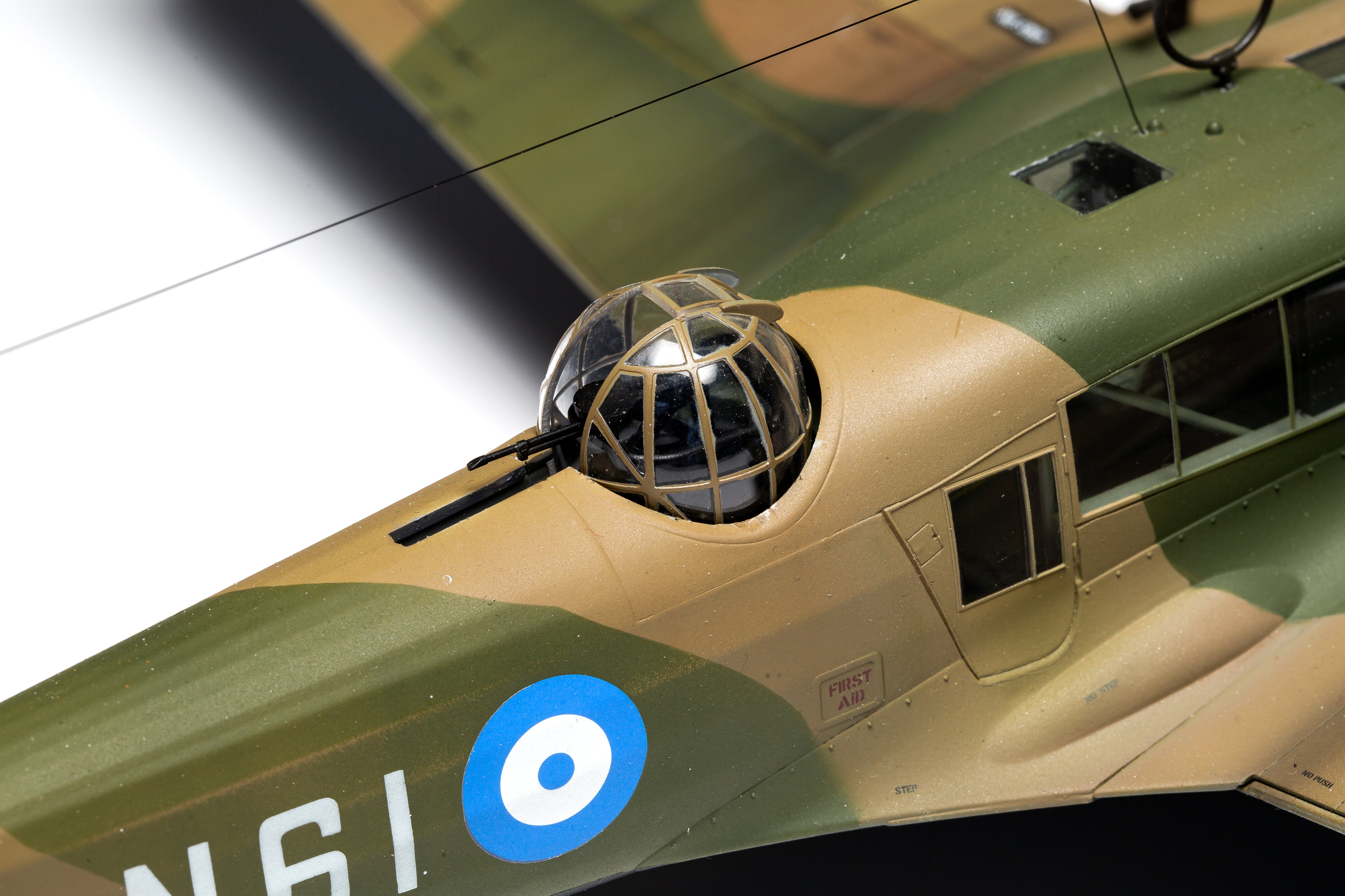 Airfix 1:48 scale Avro Anson Mk.I aircraft plastic model kit – Key