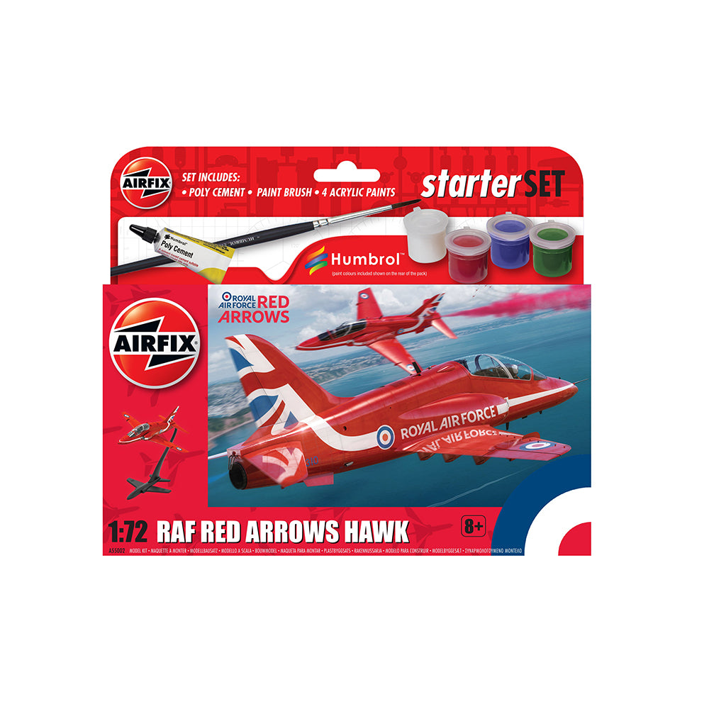 Airfix Red Arrows Hawk 1/72 scale starter set