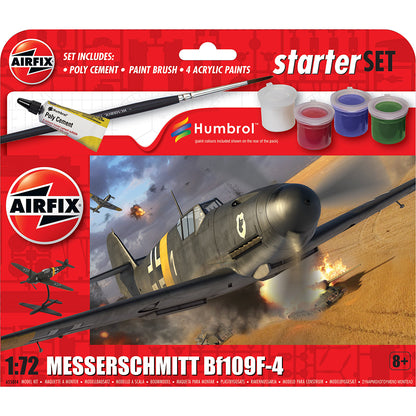 Airfix Messerschmitt Bf109F-4 1/72 scale starter set
