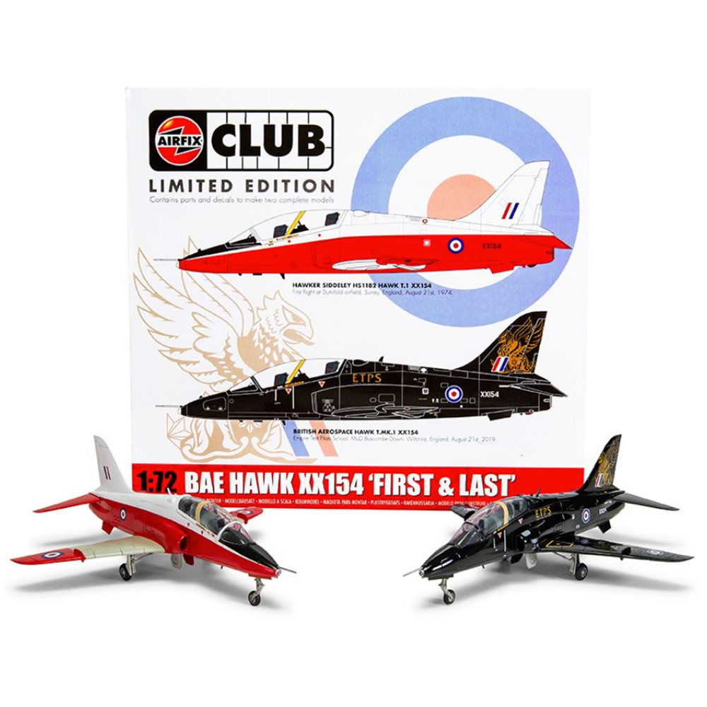 Airfix BAE Hawk XX154 First and Last 1:72 scale