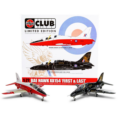 Airfix BAE Hawk XX154 First and Last 1:72 scale