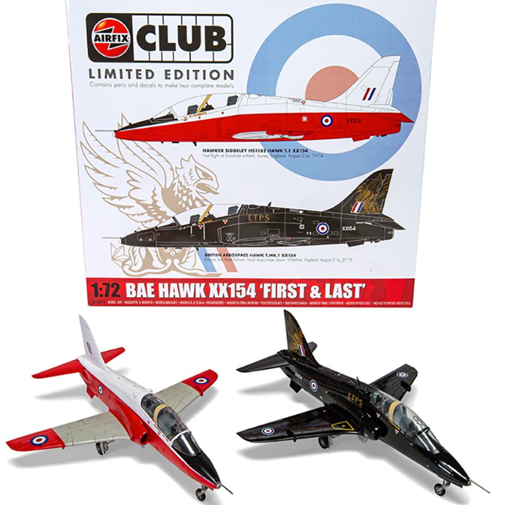 Airfix BAE Hawk XX154 First and Last 1:72 scale