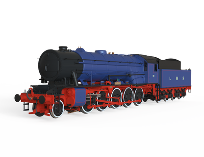 Pre Order WD 2-10-0 600 GORDON 1960s LMR Blue DCC Ready