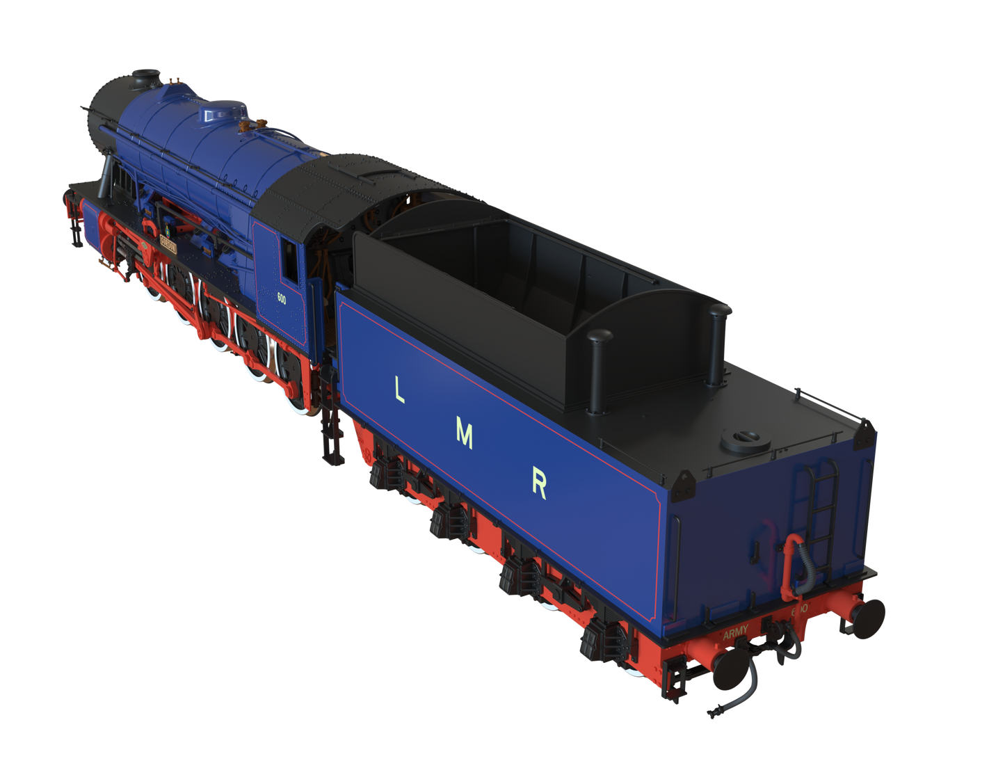 Pre Order WD 2-10-0 600 GORDON 1960s LMR Blue DCC Ready