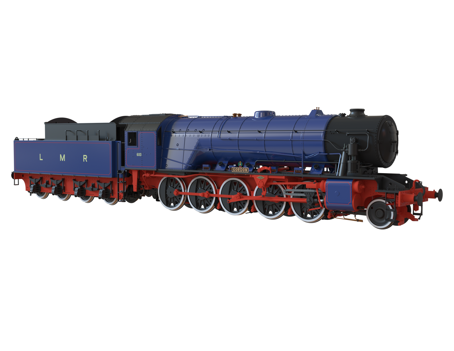 Pre Order WD 2-10-0 600 GORDON 1960s LMR Blue DCC Ready