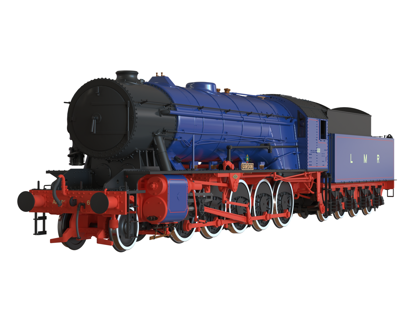 Pre Order WD 2-10-0 600 GORDON 1960s LMR Blue DCC Ready