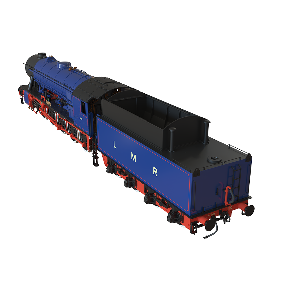 Pre Order WD 2-10-0 600 Gordon 1960s LMR Blue DCC Sound