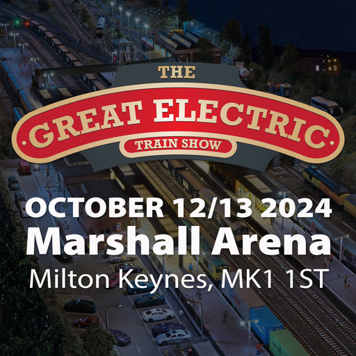 Great Electric Train Show October 12/13 2024, Marshall Arena Milton Keynes.