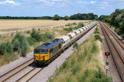 Goole Glassworks-March Up Yard sand train with IIA-F wagons