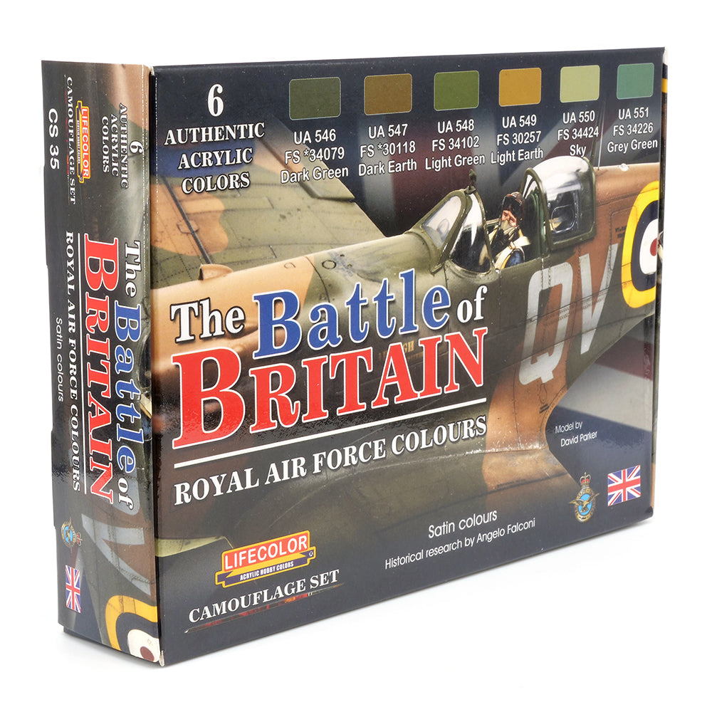 LifeColor Battle of Britain RAF paint set