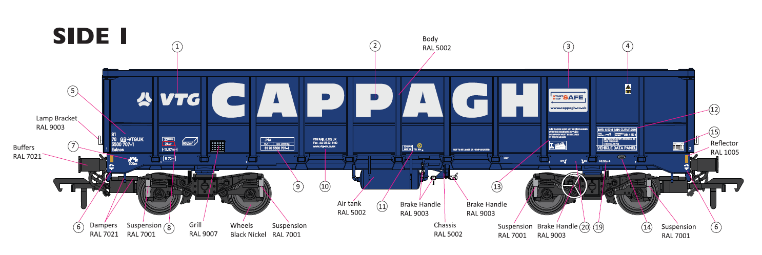 Preorder Cappagh Branded Royal Blue JNA - V3