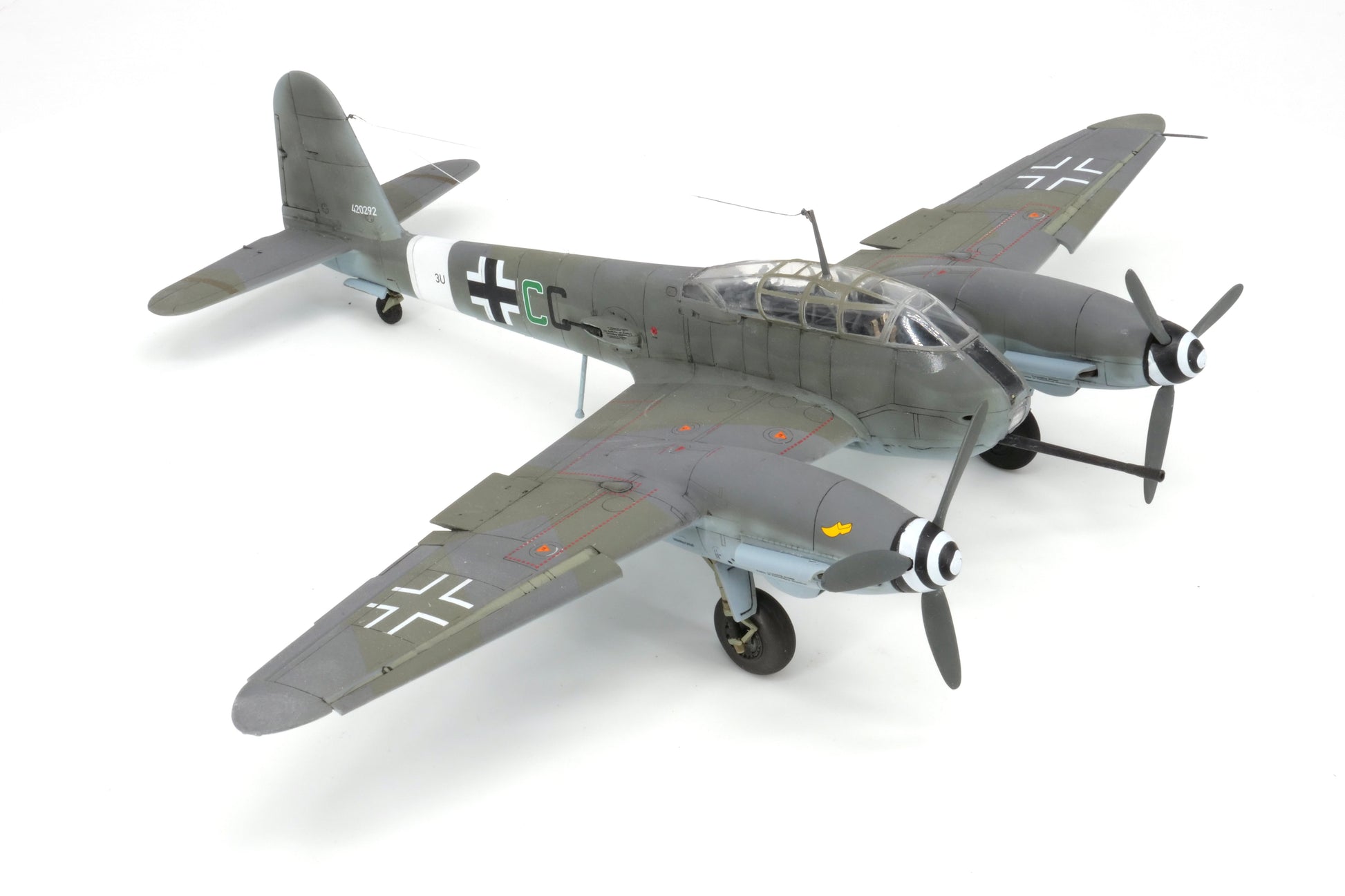 Airfix Kit No. A04066 - Messerschmitt Me 410 A-1/U2 &/U4 Review By