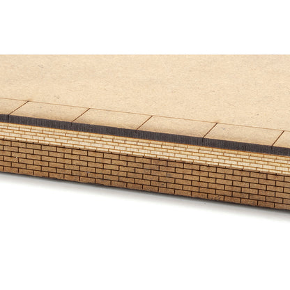 PJM OO Gauge Terminus Platform With Brick Edges