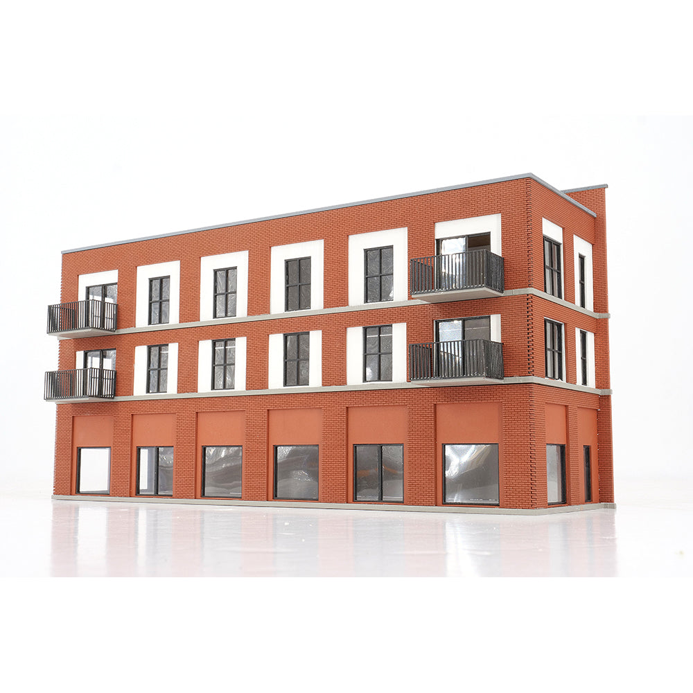 PJM Models OO gauge three-storey flat laser-cut kit