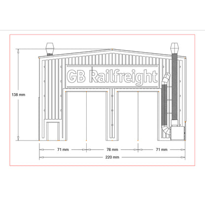 PJM Models OO Gauge GBRf Depot kit - Version B