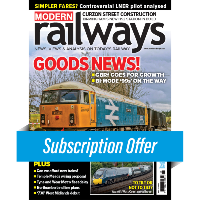 Modern Railways Magazine Subscription (Print)
