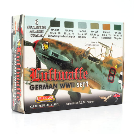 LifeColour German WWII Luftwaffe Paint Set 1