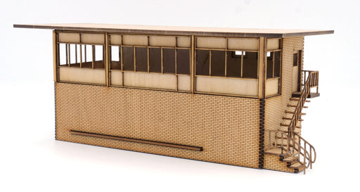 Exmouth Junction signalbox laser-cut kit for OO gauge.