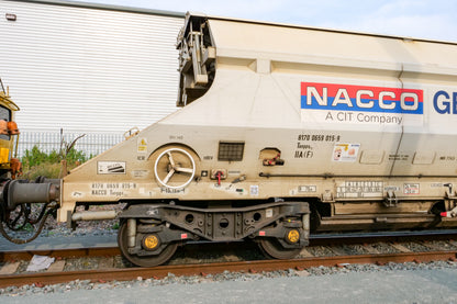 Pre-order Revolution Trains IIA-F wagon NACCO GBRf livery V2