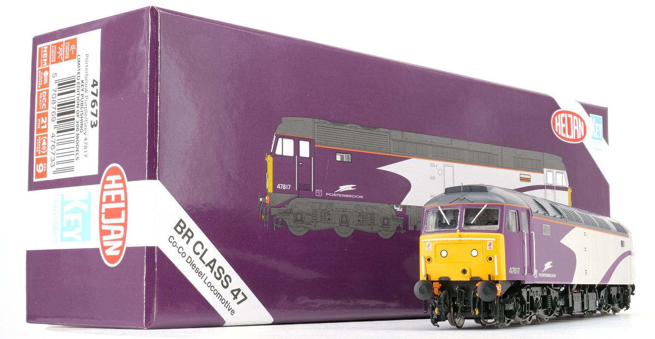 Preorder Heljan Class 47 47817- Porterbrook  DCC SF