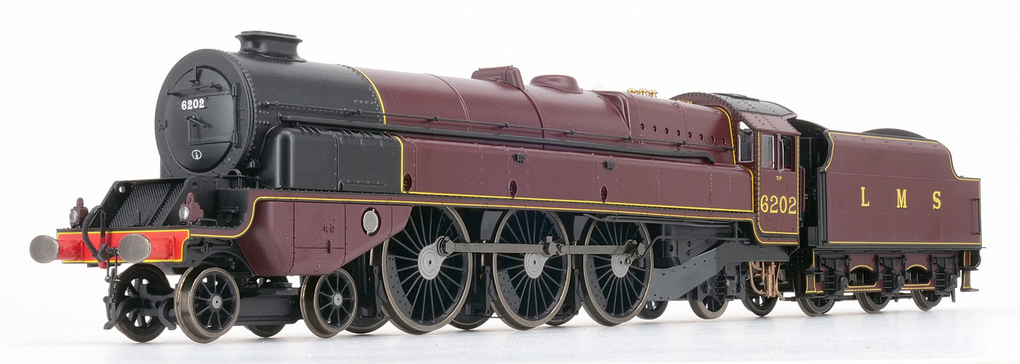 Hornby OO gauge LMS Turbomotive 4-6-2 6202 c1937 DCC ready