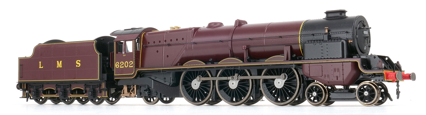 Hornby OO gauge LMS Turbomotive 4-6-2 6202 c1937 DCC ready
