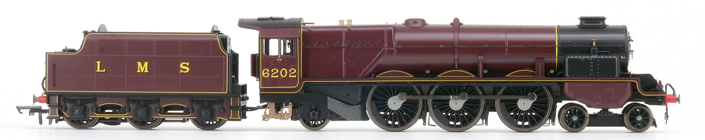 Hornby OO gauge LMS Turbomotive 4-6-2 6202 c1937 DCC ready