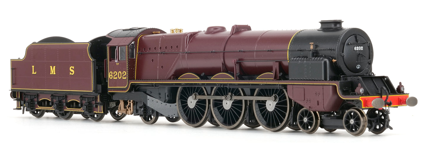 Hornby OO gauge LMS Turbomotive 4-6-2 6202 c1937 DCC ready