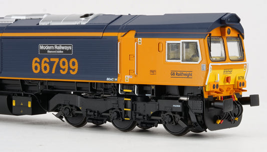 Pre-order Accurascale Class 66 66799 GBRf blue DCC ready