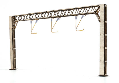 PJM Models OO gauge three-track Portal Gantry Twin Pack