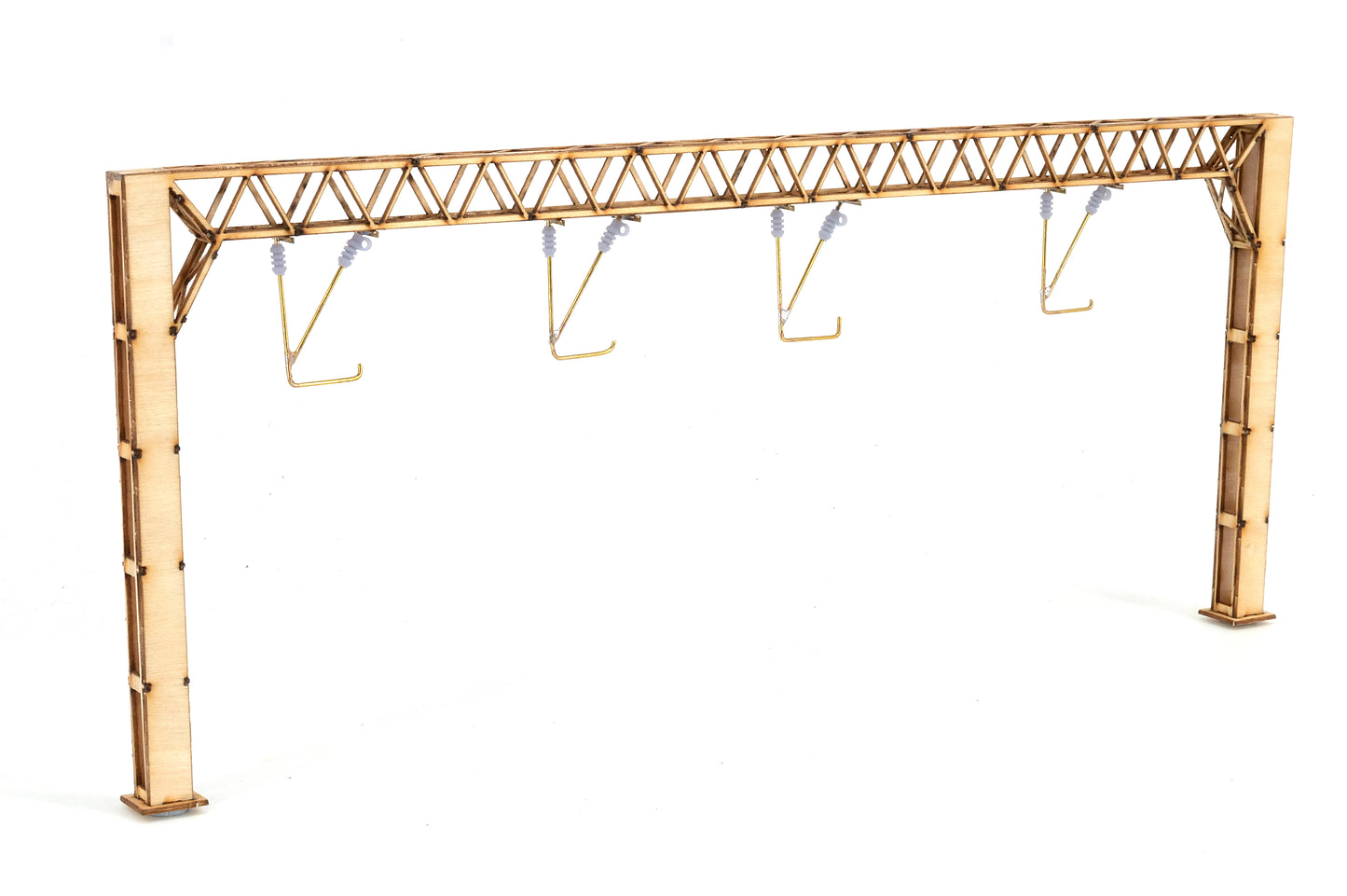 PJM Models OO gauge four-track Portal Gantry Twin Pack