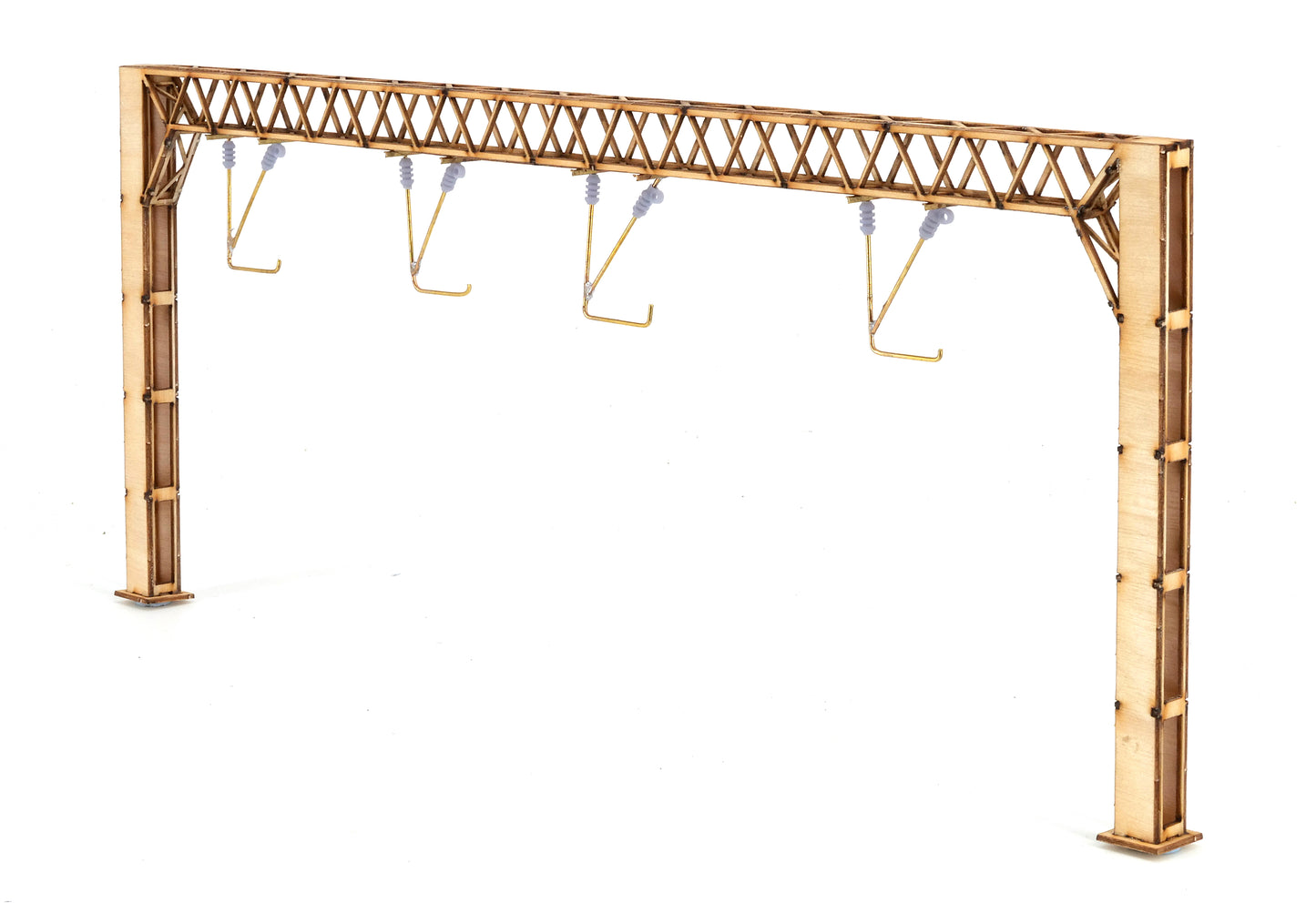 PJM Models OO gauge four-track Portal Gantry Twin Pack