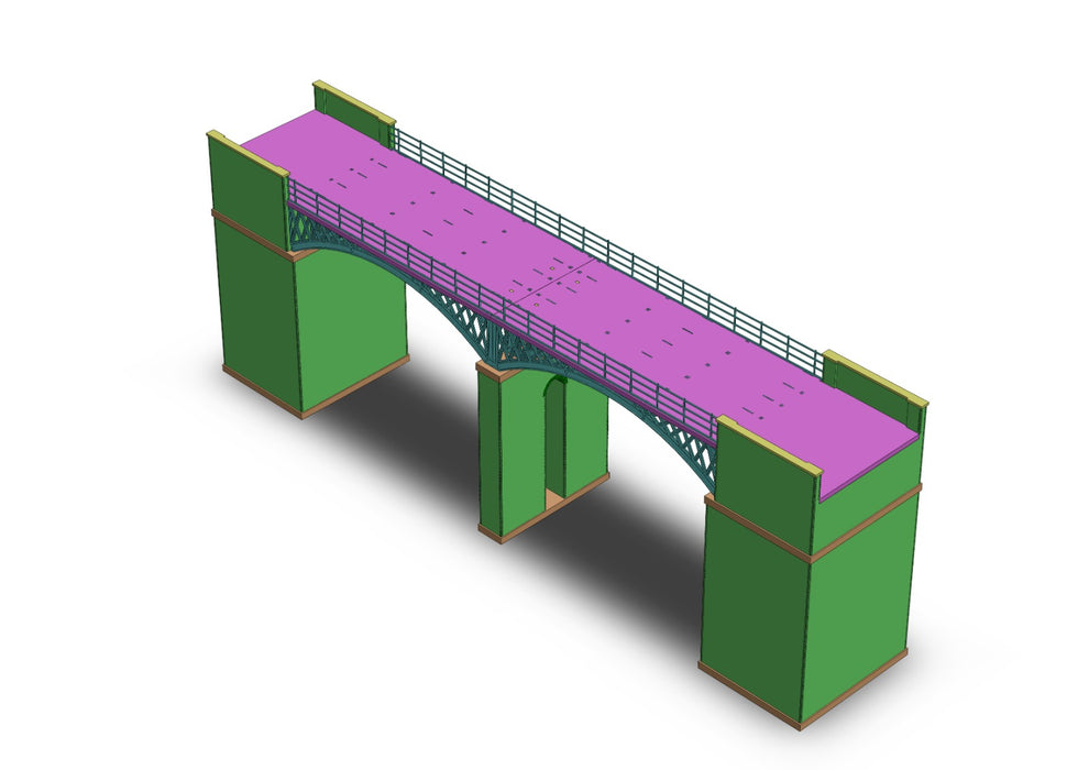 OO Gauge Laser-Cut Viaduct Outer Twin Arch Kit